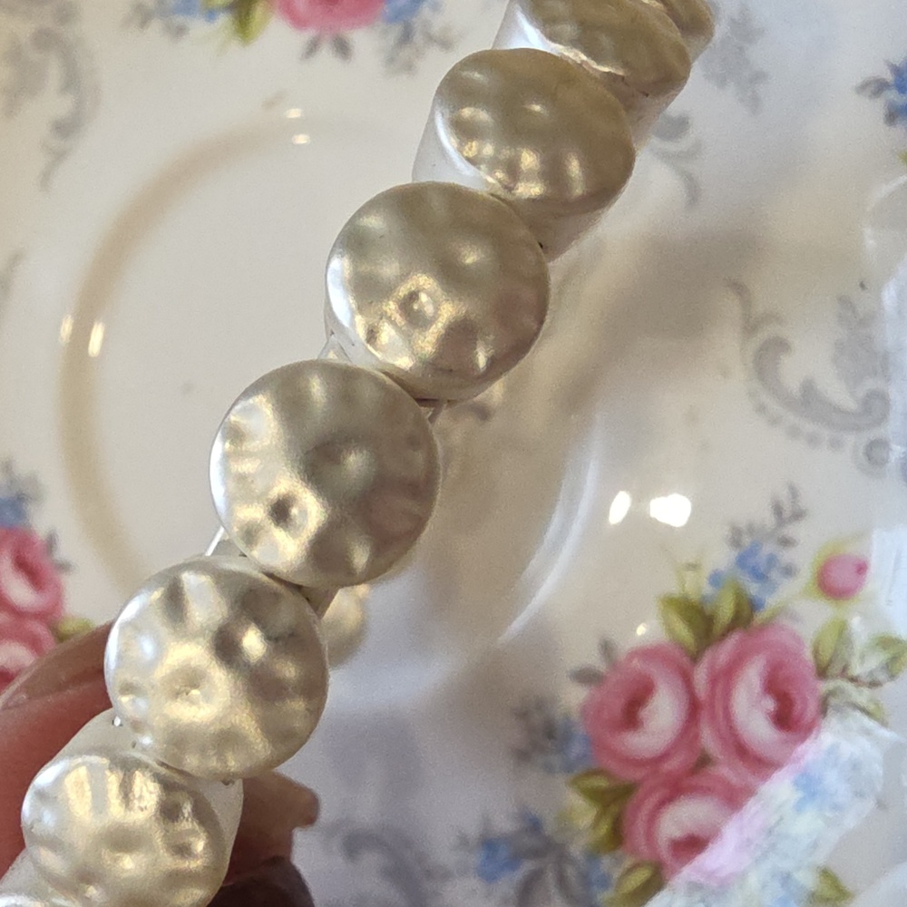 Plunder Silver Textured Bracelet